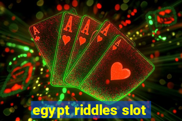 egypt riddles slot