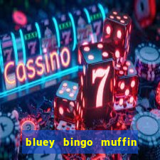 bluey bingo muffin and socks