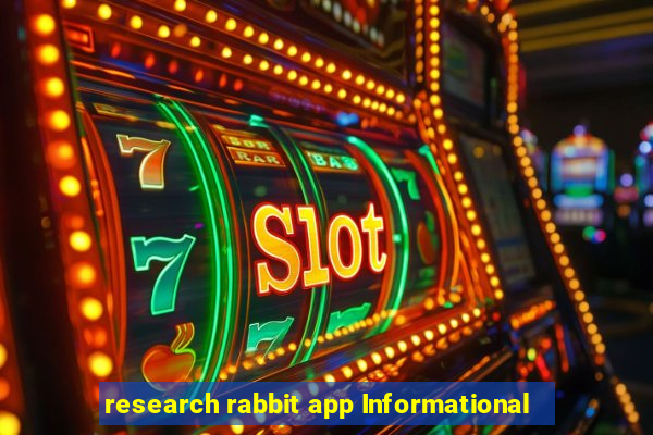 research rabbit app Informational