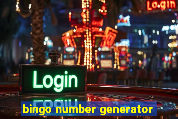 bingo number generator