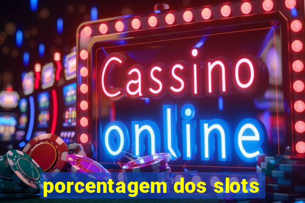 porcentagem dos slots