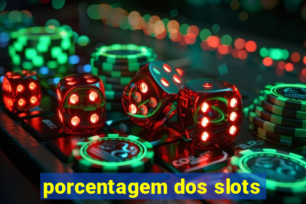 porcentagem dos slots