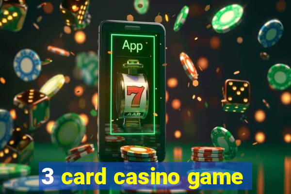 3 card casino game