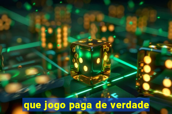 que jogo paga de verdade