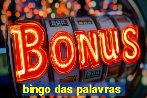 bingo das palavras