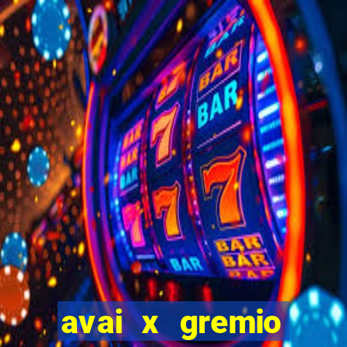 avai x gremio novorizontino palpite