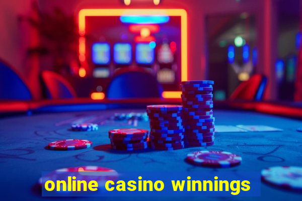 online casino winnings