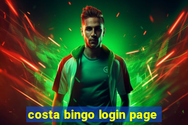 costa bingo login page