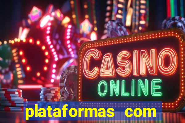 plataformas com bonus de cadastro