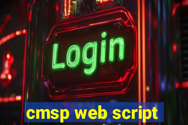 cmsp web script