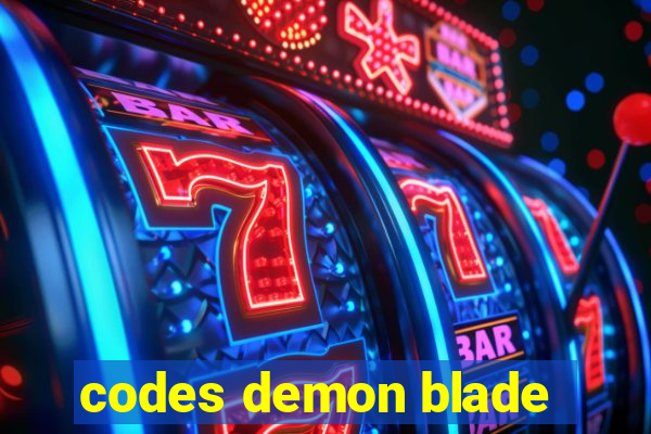 codes demon blade