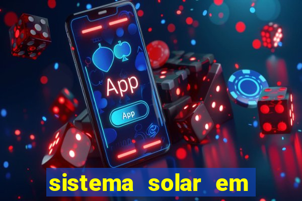 sistema solar em tempo real