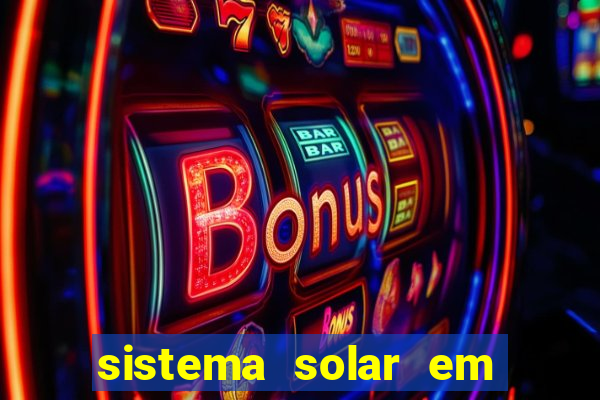 sistema solar em tempo real