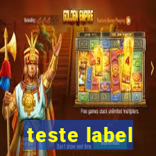 teste label