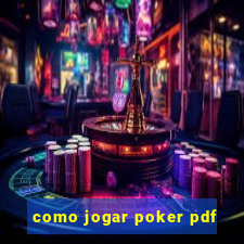 como jogar poker pdf