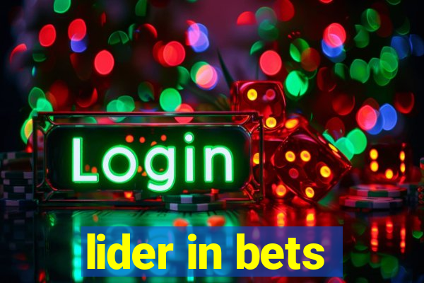 lider in bets