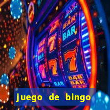 juego de bingo para ganar dinero