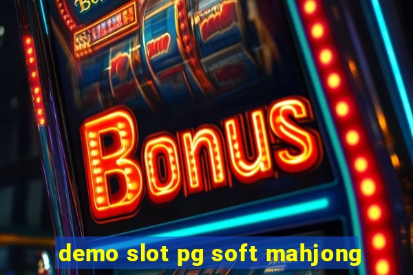 demo slot pg soft mahjong