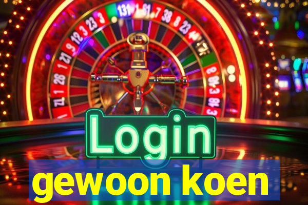 gewoon koen