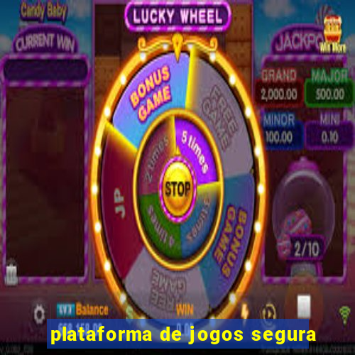 plataforma de jogos segura