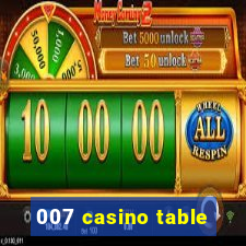 007 casino table