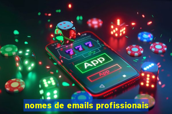 nomes de emails profissionais