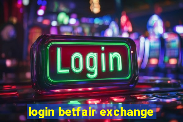 login betfair exchange