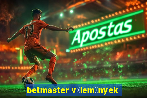 betmaster v茅lem茅nyek