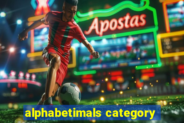 alphabetimals category