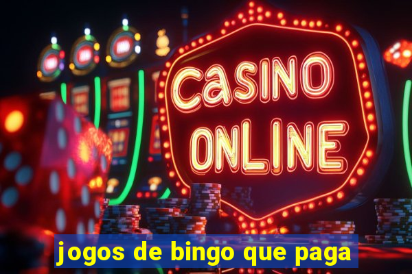 jogos de bingo que paga