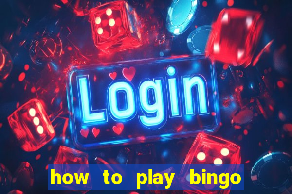 how to play bingo with playing cards