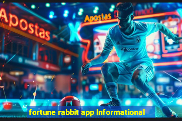 fortune rabbit app Informational