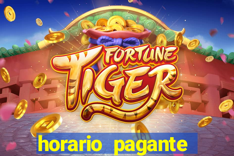 horario pagante fortune tiger