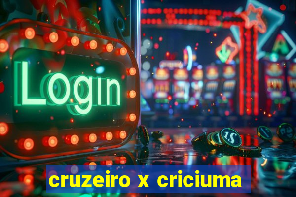 cruzeiro x criciuma