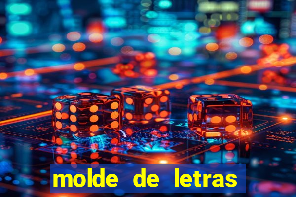 molde de letras feliz natal para imprimir