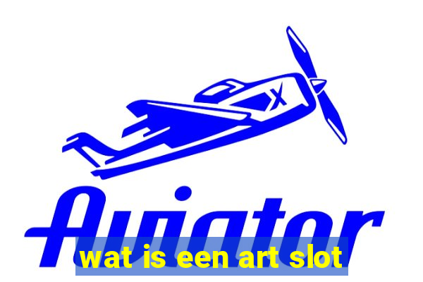 wat is een art slot