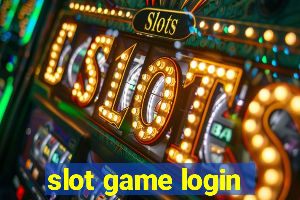 slot game login