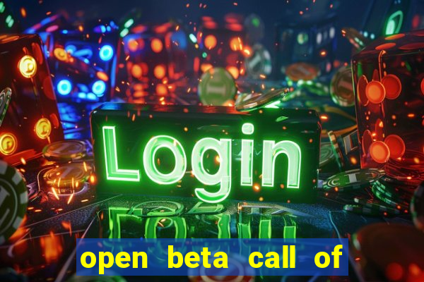 open beta call of duty black ops 6