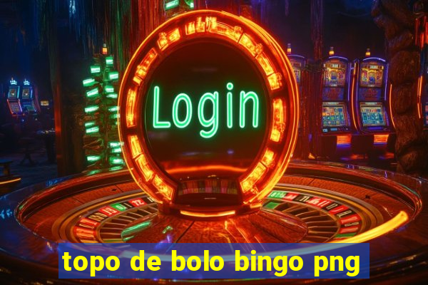 topo de bolo bingo png