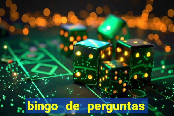 bingo de perguntas e respostas