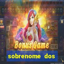 sobrenome dos santos escravos