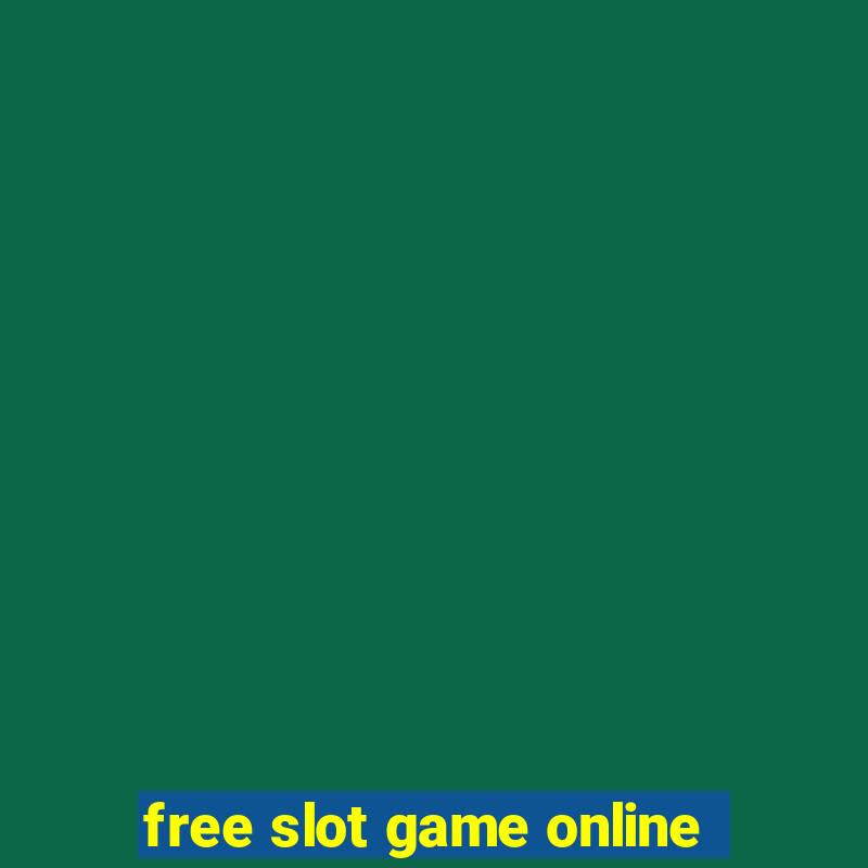 free slot game online