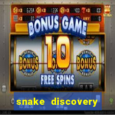 snake discovery bingo card