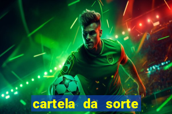 cartela da sorte time de futebol que mais saem