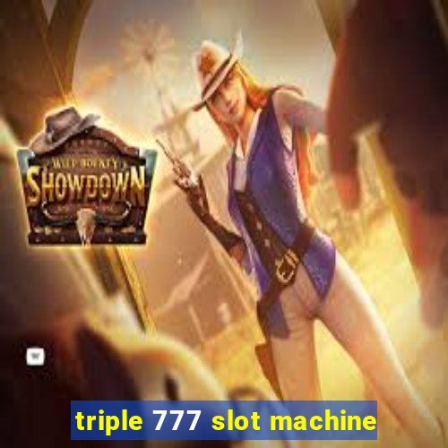 triple 777 slot machine