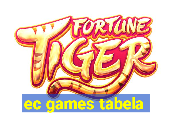 ec games tabela