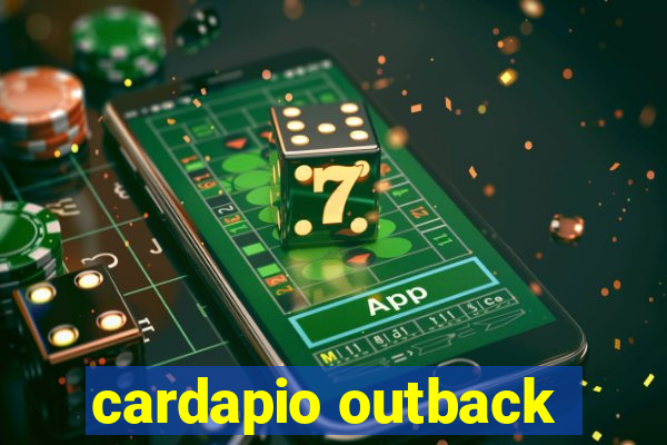 cardapio outback