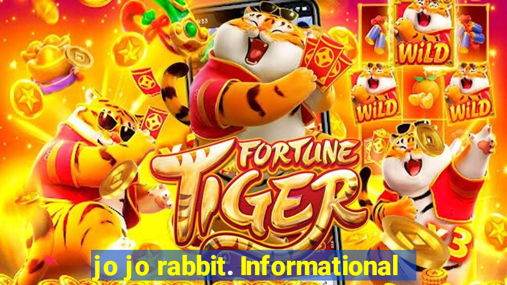 jo jo rabbit. Informational