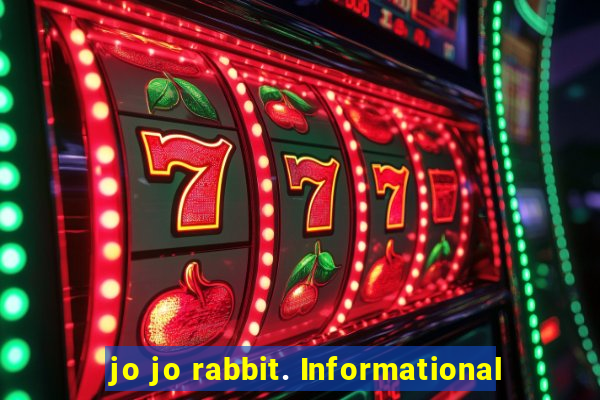 jo jo rabbit. Informational