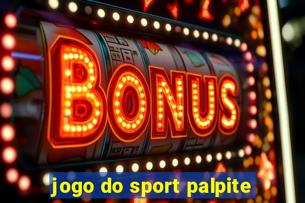 jogo do sport palpite